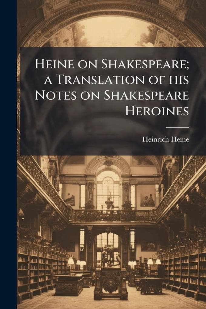 Heine on Shakespeare; a Translation of his Notes on Shakespeare Heroines