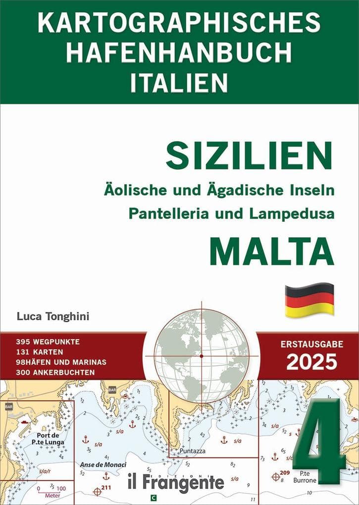 Kartographisches hafenhandbuch 4. Sizilien. Äolische und Ägadische Inseln Pantelleria und Lampedusa, Malta. Auch online verfügbar