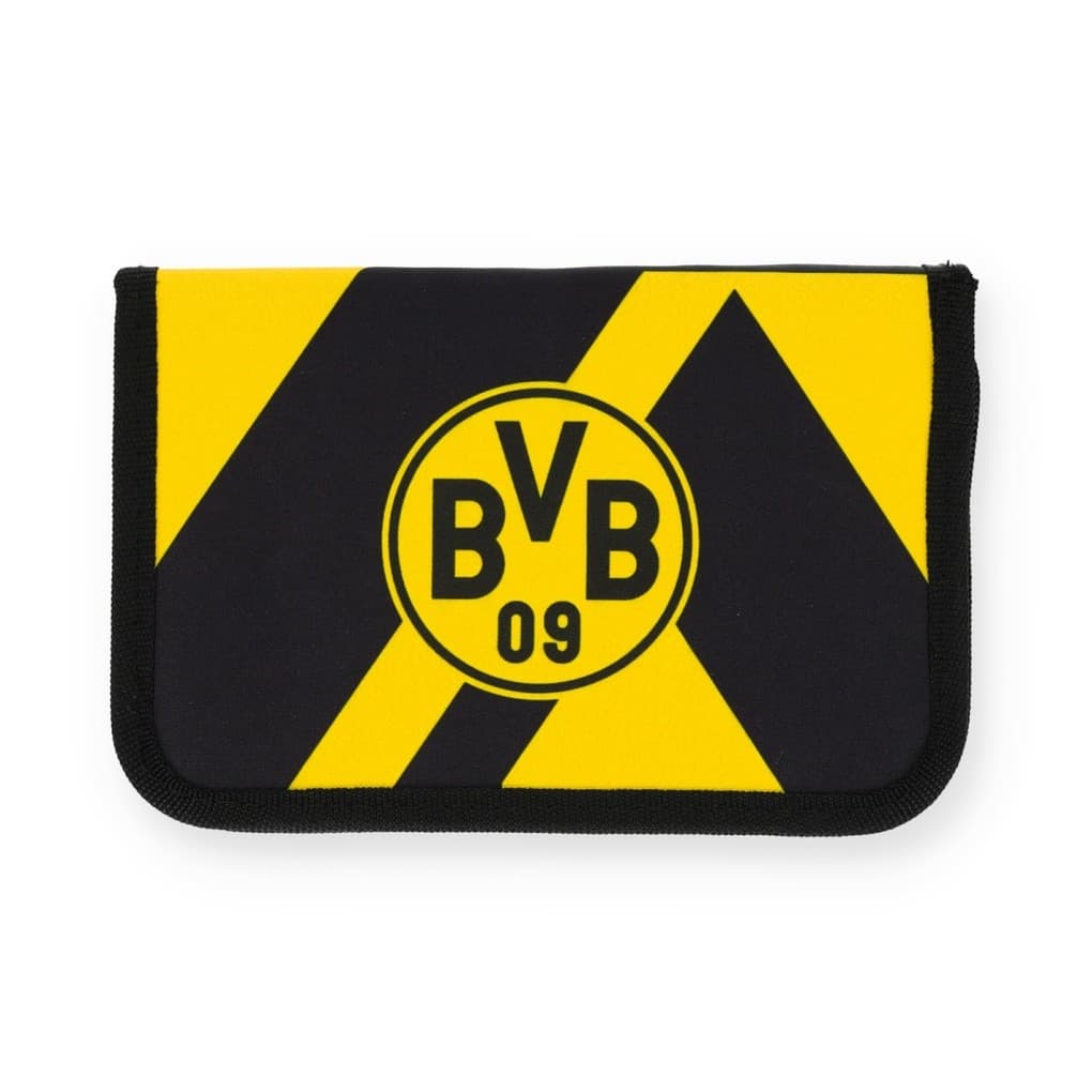 BVB Borussia Dortmund 09 - aufklappbares Etui mit BVB-Logo - befüllt