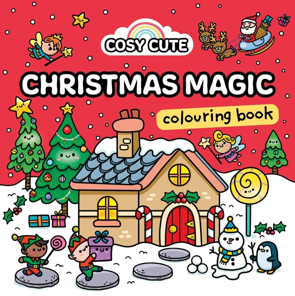 Cosy Cute Christmas Magic: Colouring Book