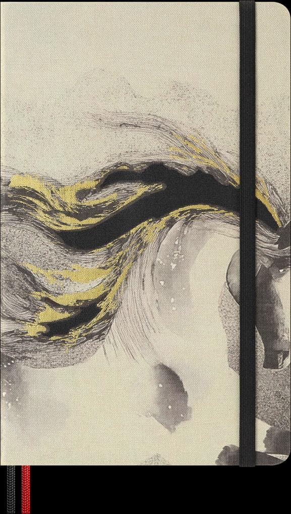 Moleskine Das Jahr des Pferdes Notizbuch L/A5, liniert, fester Einband, Kalligrafie