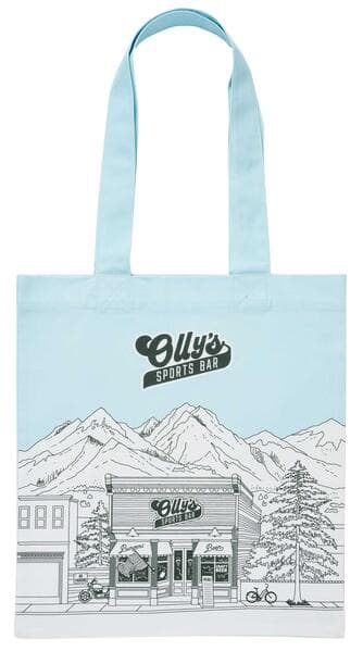 Main Street Tote Bag 'Green Valley Olly's Sports Bar'