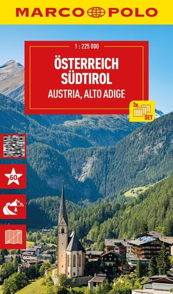 MARCO POLO Kartenset Österreich, Südtirol 1:225.000
