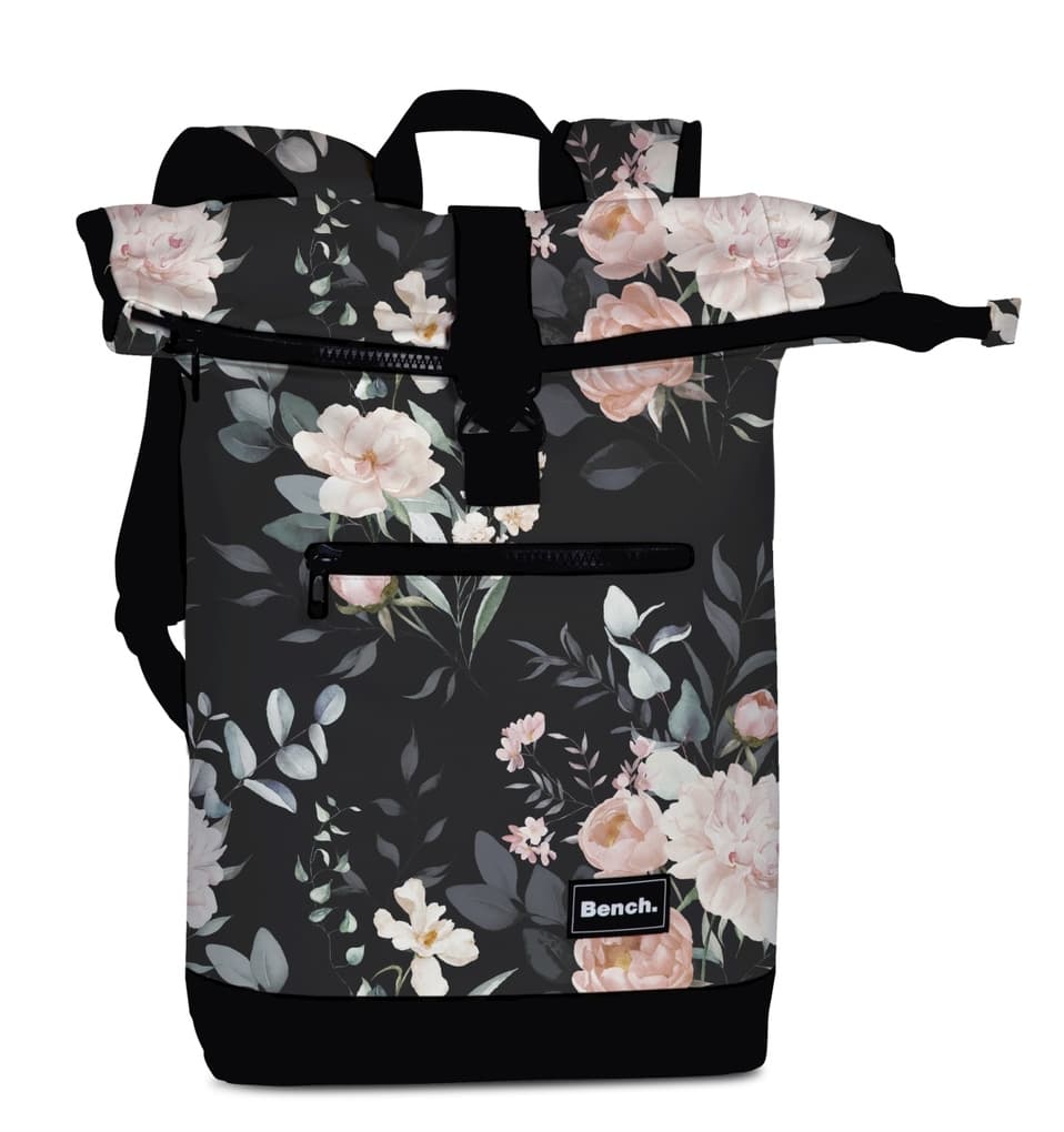 BENCH Rucksack hydro Rolltop, bunt/schwarz, 20 Liter