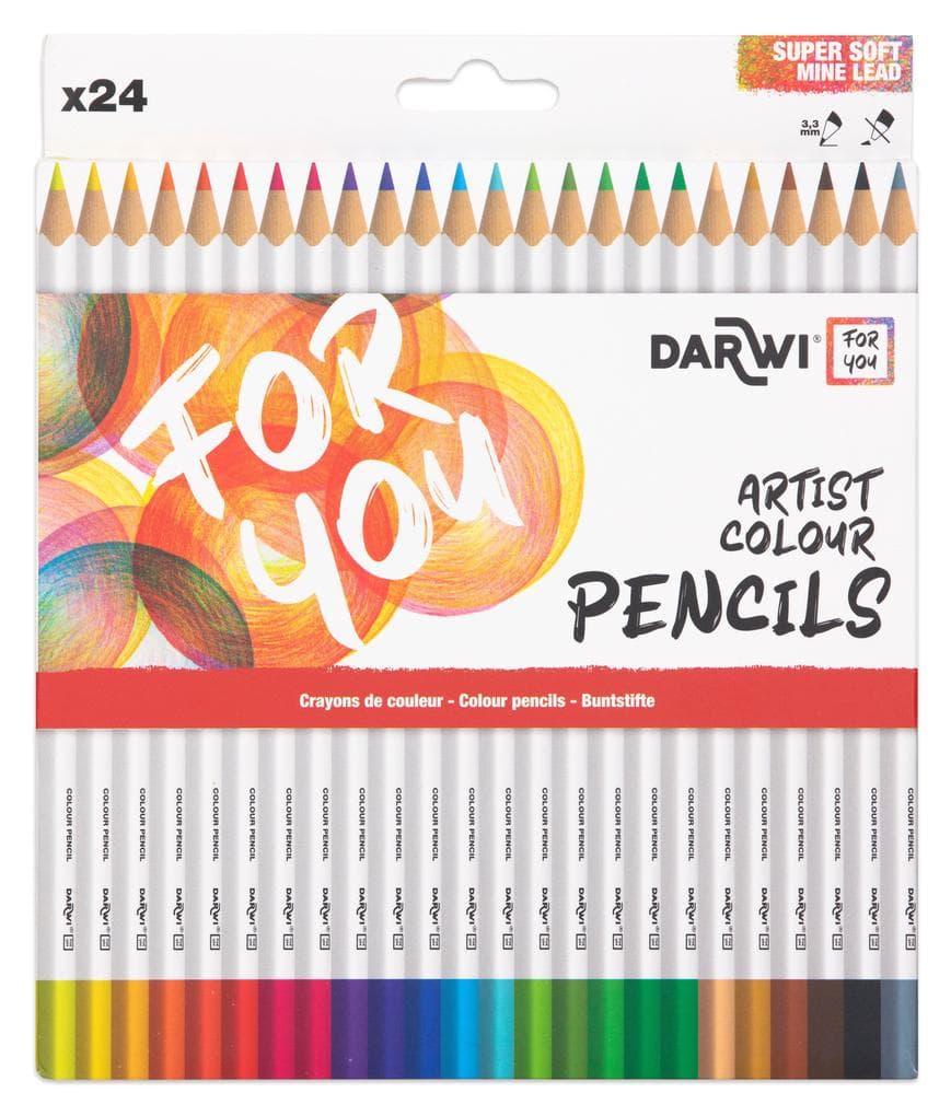 Darwi For You, Schachtel mit 24 Künstlerfarbstiften Standard