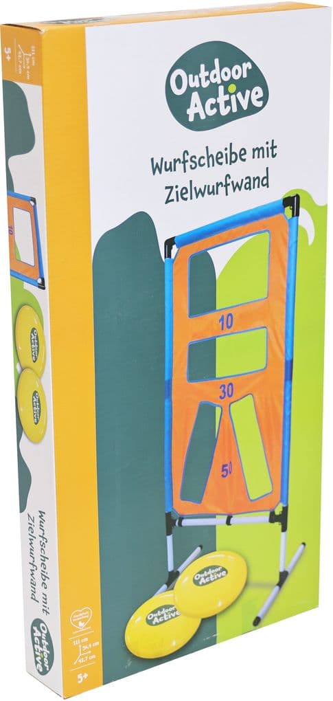 Outdoor active Wurfscheibe mit Zielwurfwand