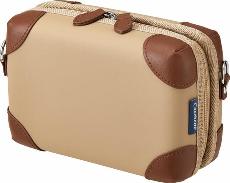 Carchette Carry Pouch (Beige) - Federmäppchen - Kosmetiktasche - Travel Pouch | by KING JIM