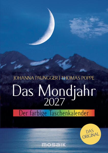 Das Mondjahr 2027 - Der farbige Taschenkalender