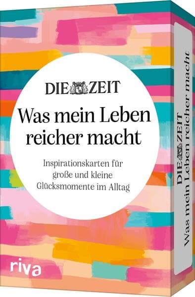 DIE ZEIT 'Was mein Leben reicher macht' - Inspirationskarten für große und kleine Glücksmomente im Alltag