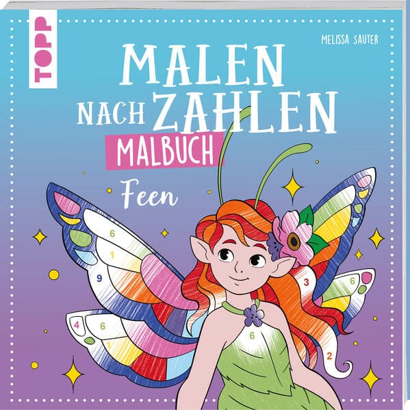 Malen nach Zahlen Malbuch Feen