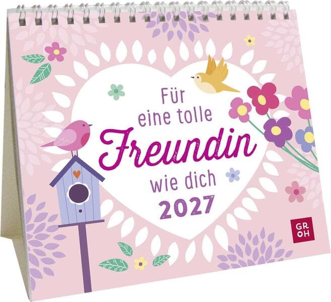 Mini-Kalender 2027: Für eine tolle Freundin wie dich