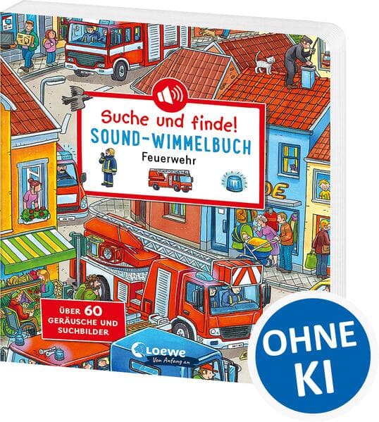 Suche und finde! Sound-Wimmelbuch - Feuerwehr