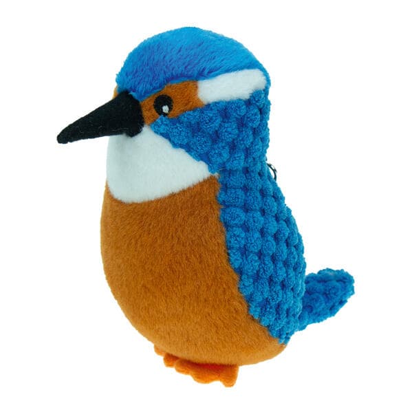 TRÖTSCH - Unsere Vogelwelt Plüsch Eisvogel 12 cm mit Karabiner