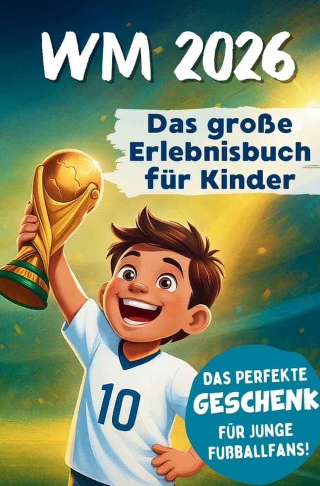 WM 2026 Erlebnisbuch für Kinder | Das Mitmach-Fußballbuch mit Rätseln, Stars & Rekorden