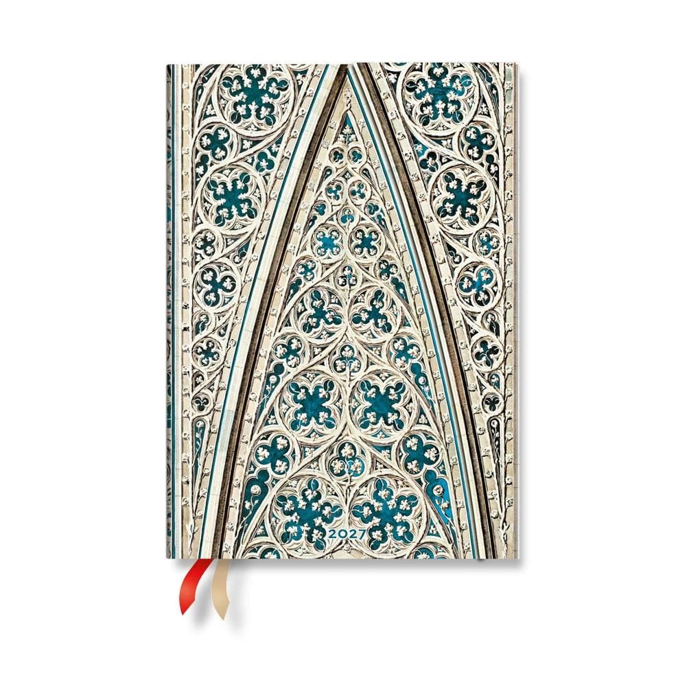 2027 Vault of the Milan Cathedral MIDI Horizontal Hardcover 12-Month Weekly Planner, 160pg, 100gsm by Paperblanks (Duomo Di Milano)