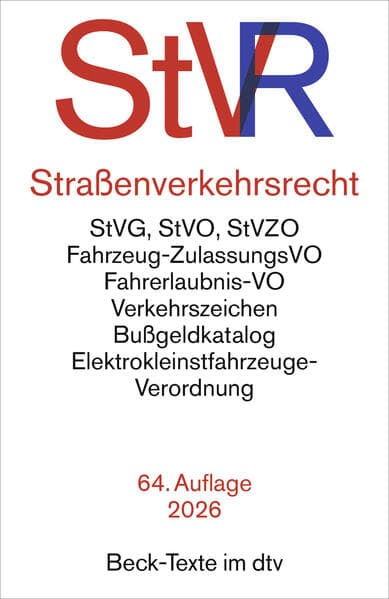 Straßenverkehrsrecht. StVR