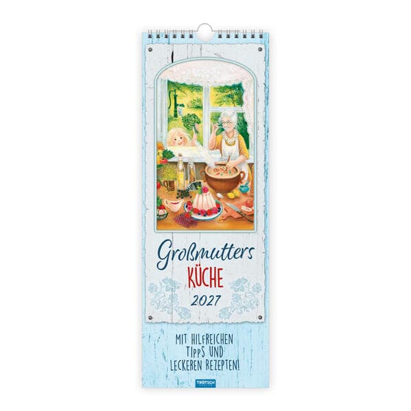 TRÖTSCH - Maxi-Streifenkalender Großmutters Küche 2027