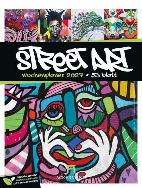 Street Art Wochenplaner Kalender 2027