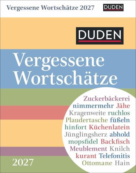 Duden Vergessene Wortschätze Tagesabreißkalender 2027