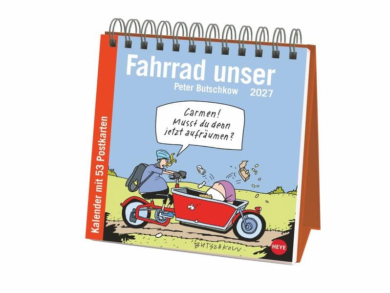 Peter Butschkow: Fahrrad unser Premium-Postkartenkalender 2027