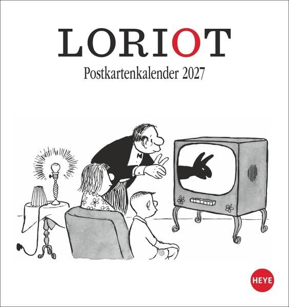 Loriot Postkartenkalender 2027