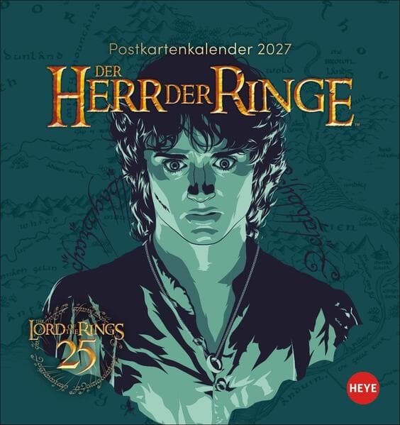 Herr der Ringe Postkartenkalender 2027