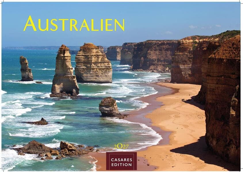 Australien Kalender 2027 - Wandkalender | Fotokalender Ozeanien 35x50cm - 12 atemberaubende Landschaften aus Down Under, perfekt als Geschenk & Wanddeko