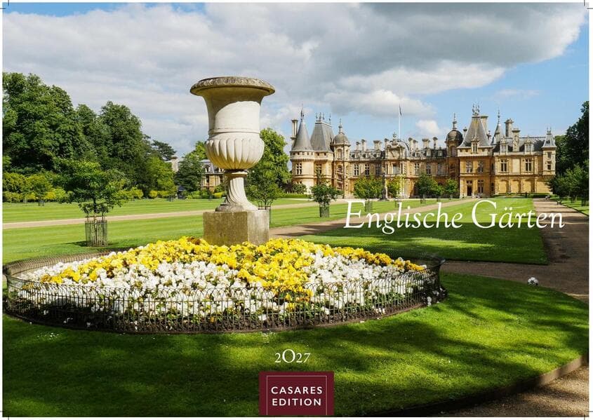 Englische Gärten Kalender 2027 - Wandkalender | Fotokalender Naturkalender England 24x35cm - Naturfotos - Inspiration für Gartenliebhaber - Perfekt für Naturerlebnis & botanische Schönheit