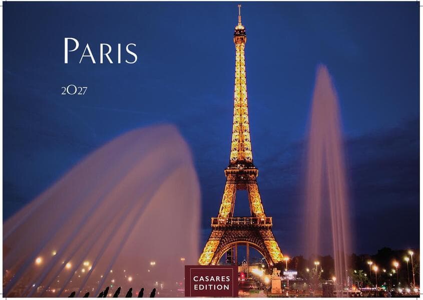 Paris Kalender 2027 - Wandkalender | Fotokalender Frankreich 35x50cm Grosses Format - Entdecken Sie den faszinierenden Charme von Paris - mit beeindruckenden Fotos