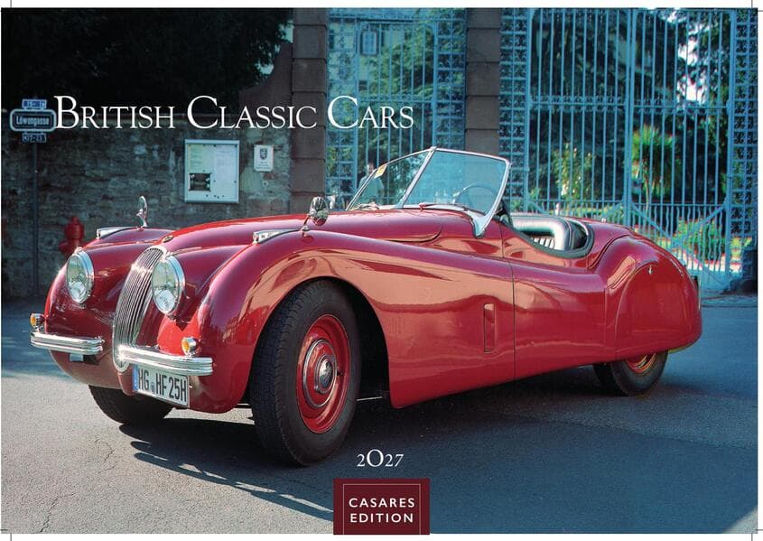 British Classic Cars Kalender 2027 - Wandkalender | Fotokalender Englische Oldtimer 35x50cm Großformat - Eleganz der Britischen Oldtimer