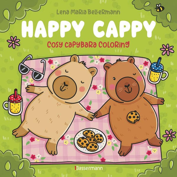 Happy Cappy - Cosy Capybara Coloring. Ein Ausmalbuch für jedes Alter