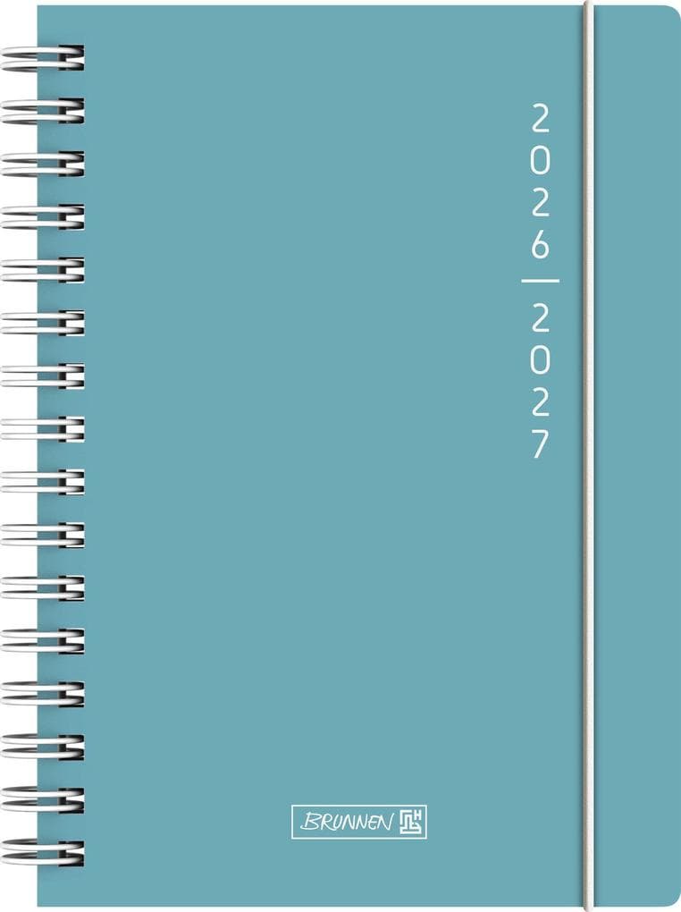 Schülerkalender 2026/2027 "Plain Blue" | A5, Kunststoff