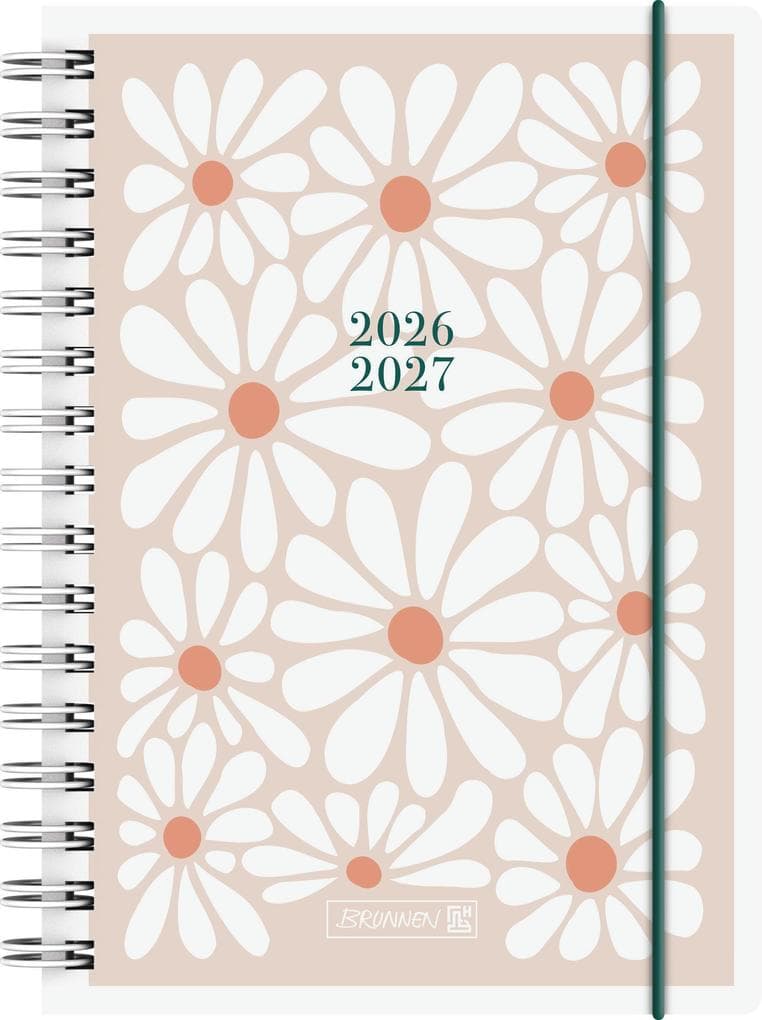 Schülerkalender 2026/2027 "Daisy" | A5, Kunststoff