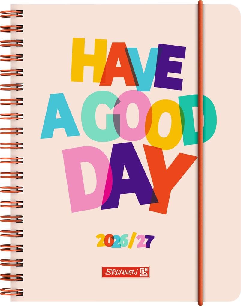 Schülerkalender 2026/2027 "Good Day" | A6, Kunststoff