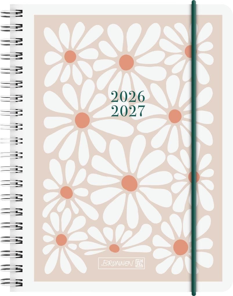 Schülerkalender 2026/2027 "Daisy" | A6, Kunststoff