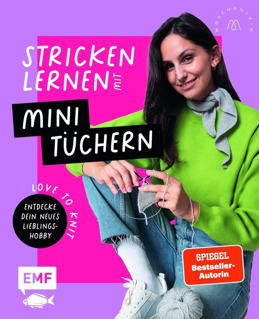 Love to knit: Stricken lernen mit Mini-Tüchern von @maschenfein