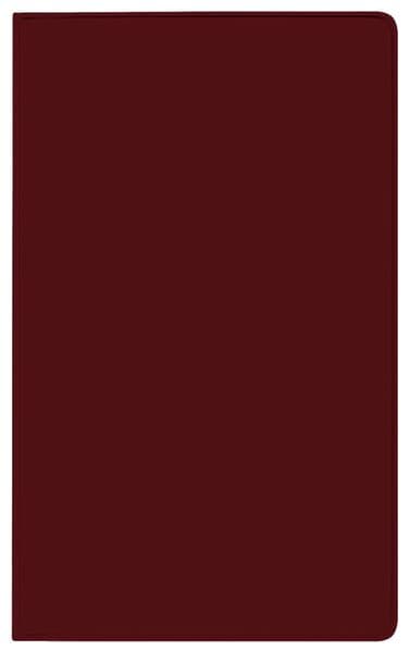 Taschenkalender Modus XL geheftet PVC burgund 2027