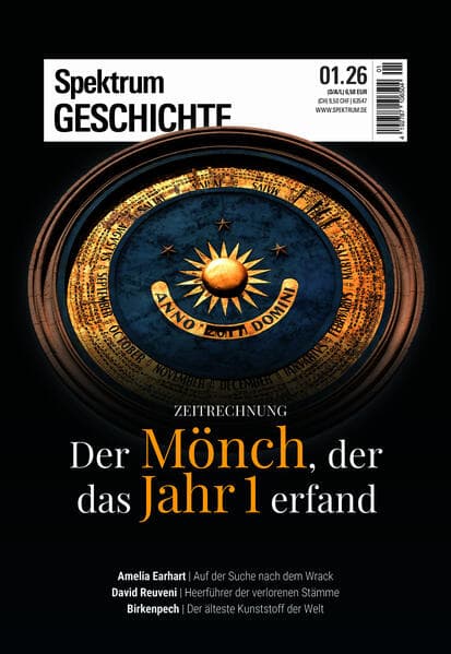 Spektrum Geschichte 1/2026 - Der Mönch, der das Jahr 1 erfand