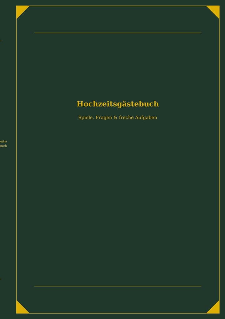 Hochzeits Gästebuch