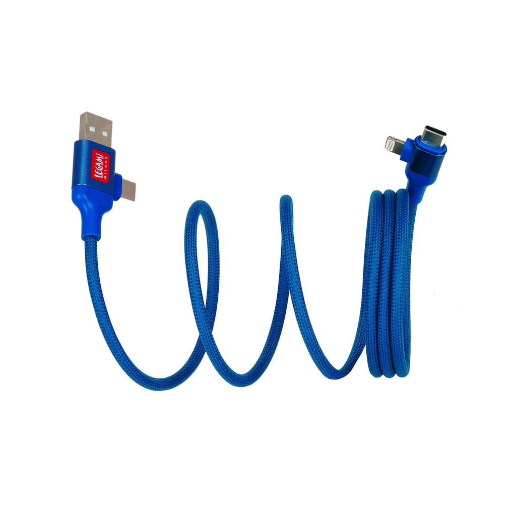 Magneticent - Magnetic 4-In-1 Charging Cable - Petrol