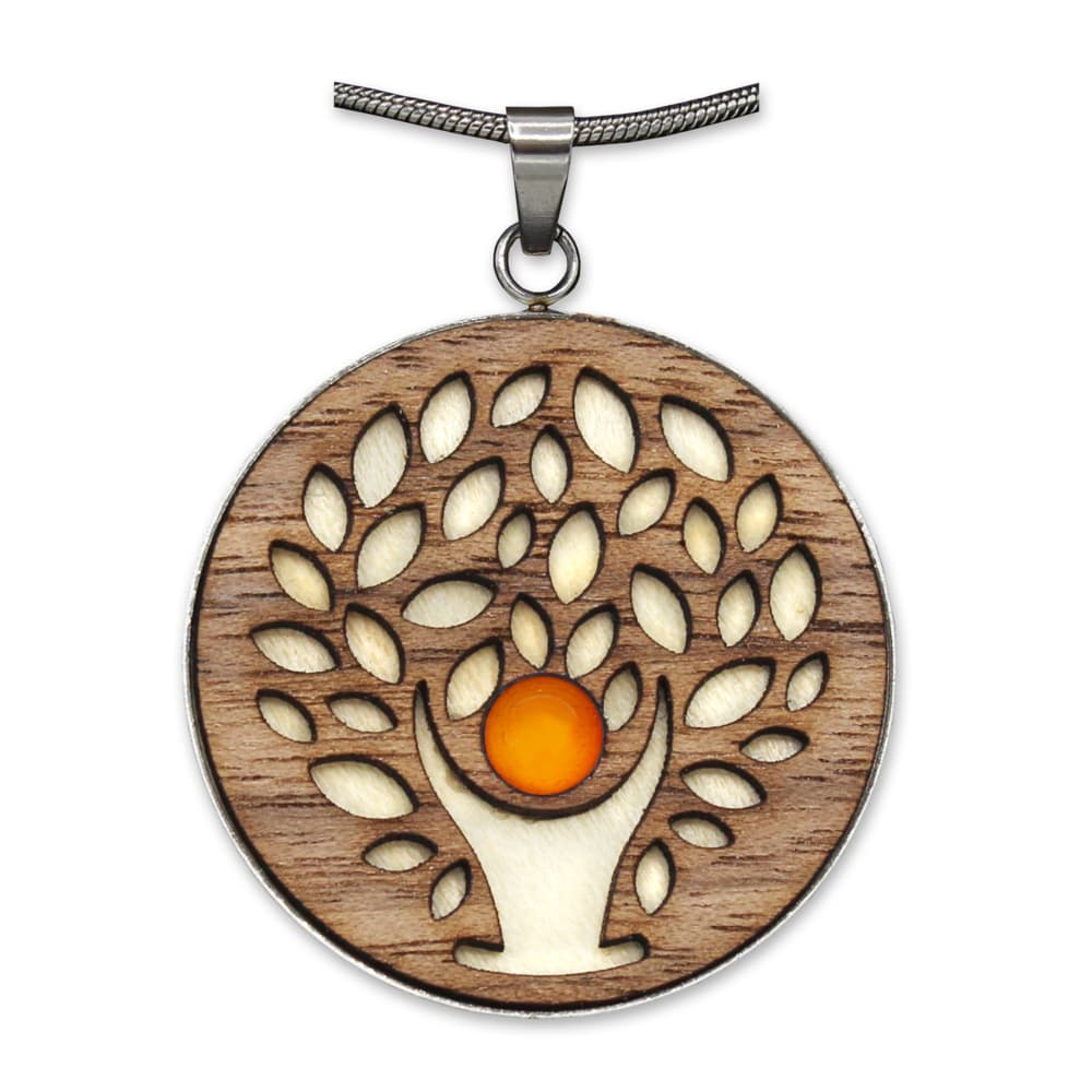 Edelstein "Waldzeichen" Carneol Baum d. Lebens