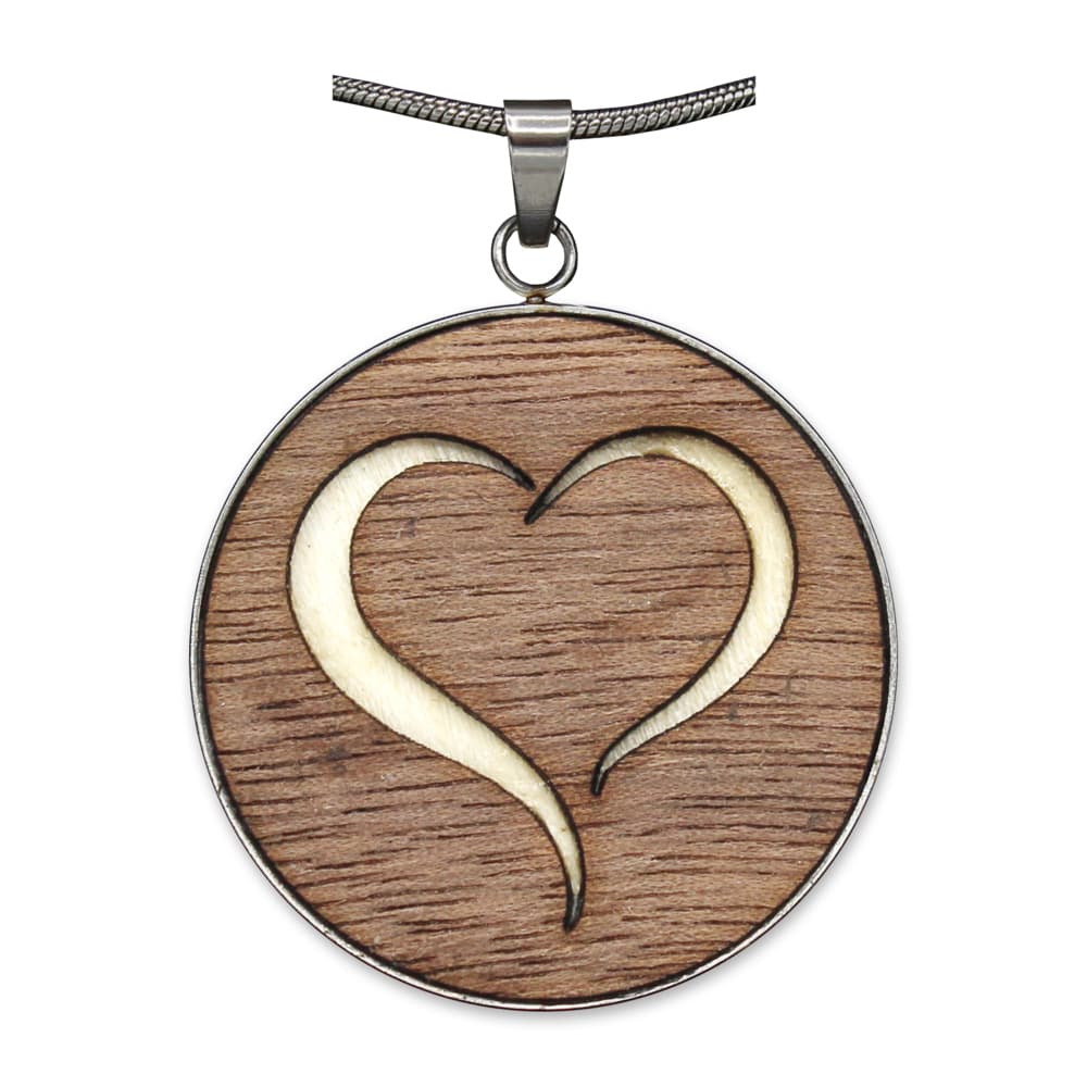 Holzschmuck "Waldzeichen" Herz