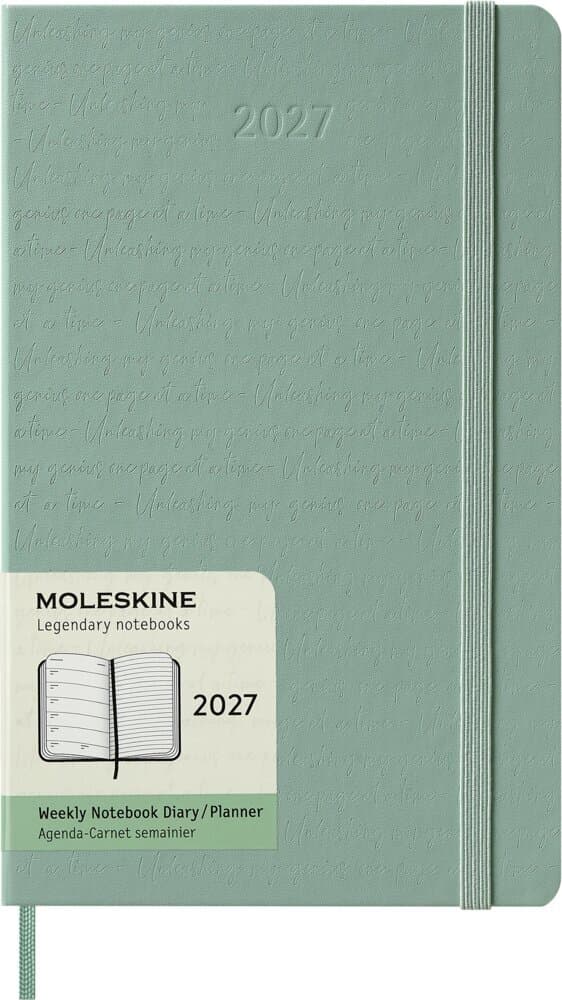 Moleskine 12 Monate Wochen Notizkal. 27 A5 Geb Grün