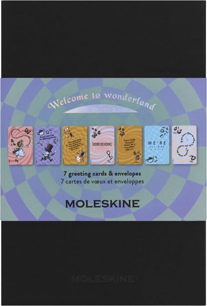 Moleskine Alice im Wunderland Postkarten (7 Stück)