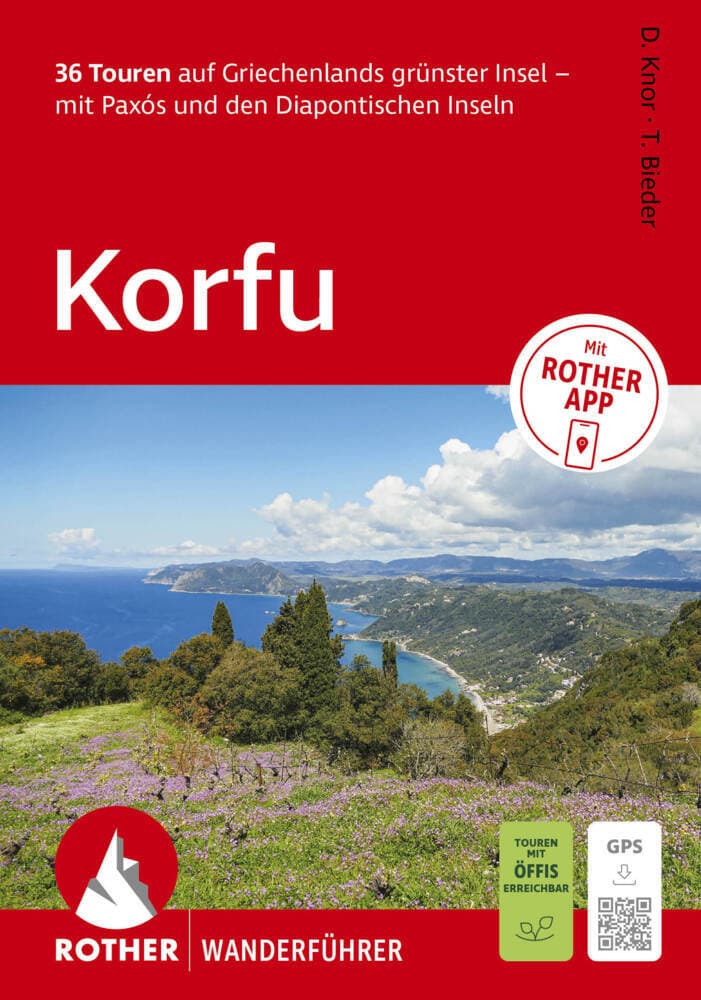 ROTHER Wanderführer Korfu. 36 Touren auf Griechenlands grünster Insel - mit Paxós und den Diapontischen Inseln