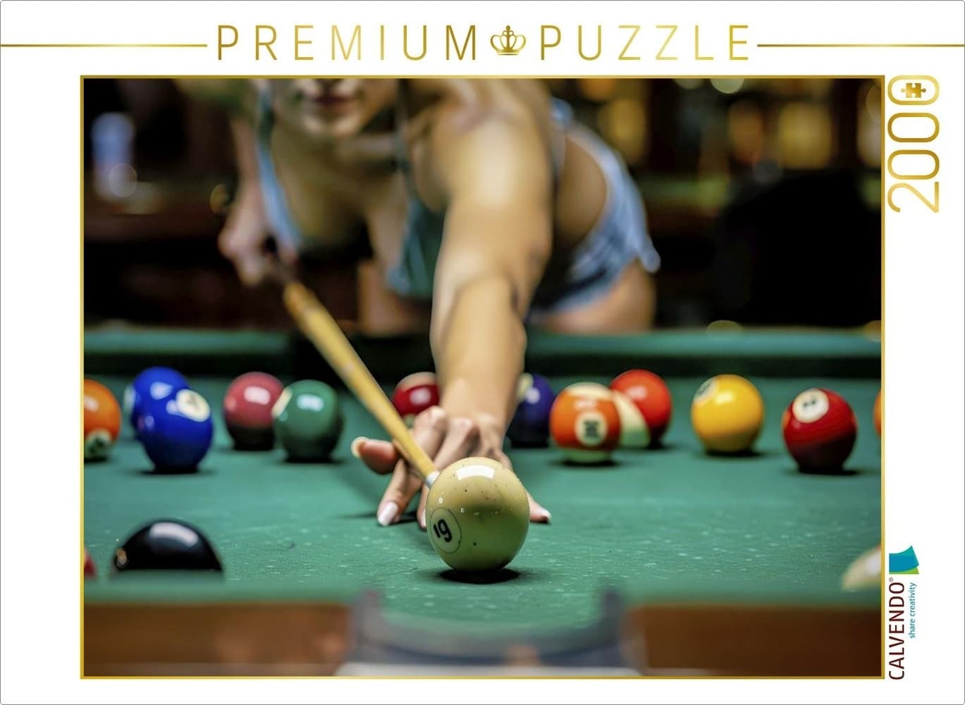 CALVENDO Puzzle Jeder Stoß ein Moment der Kontrolle. | 2000 Teile Lege-Größe 90 × 67 cm Foto-Puzzle für glückliche Stunden