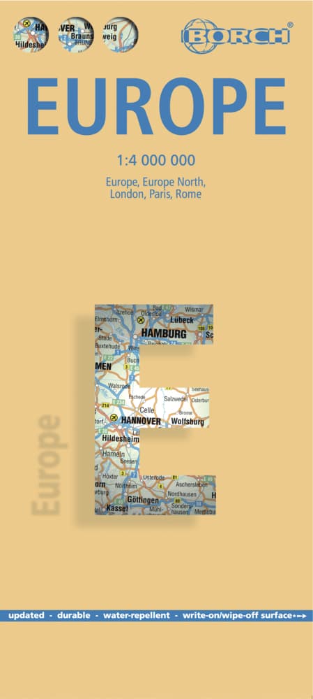 Borch Map Europe. Europa