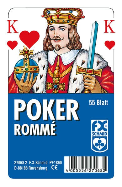 Poker, Rommé - Französisches Bild