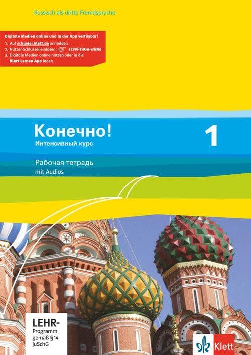 Konetschno! Band 1. Russisch als 3. Fremdsprache. Intensivnyj Kurs. Arbeitsheft