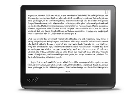 Eine neue Dimension: 8 Zoll großes eReader-Display